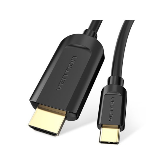 Cable Vention Tipo-C a HDMI 2m Negro